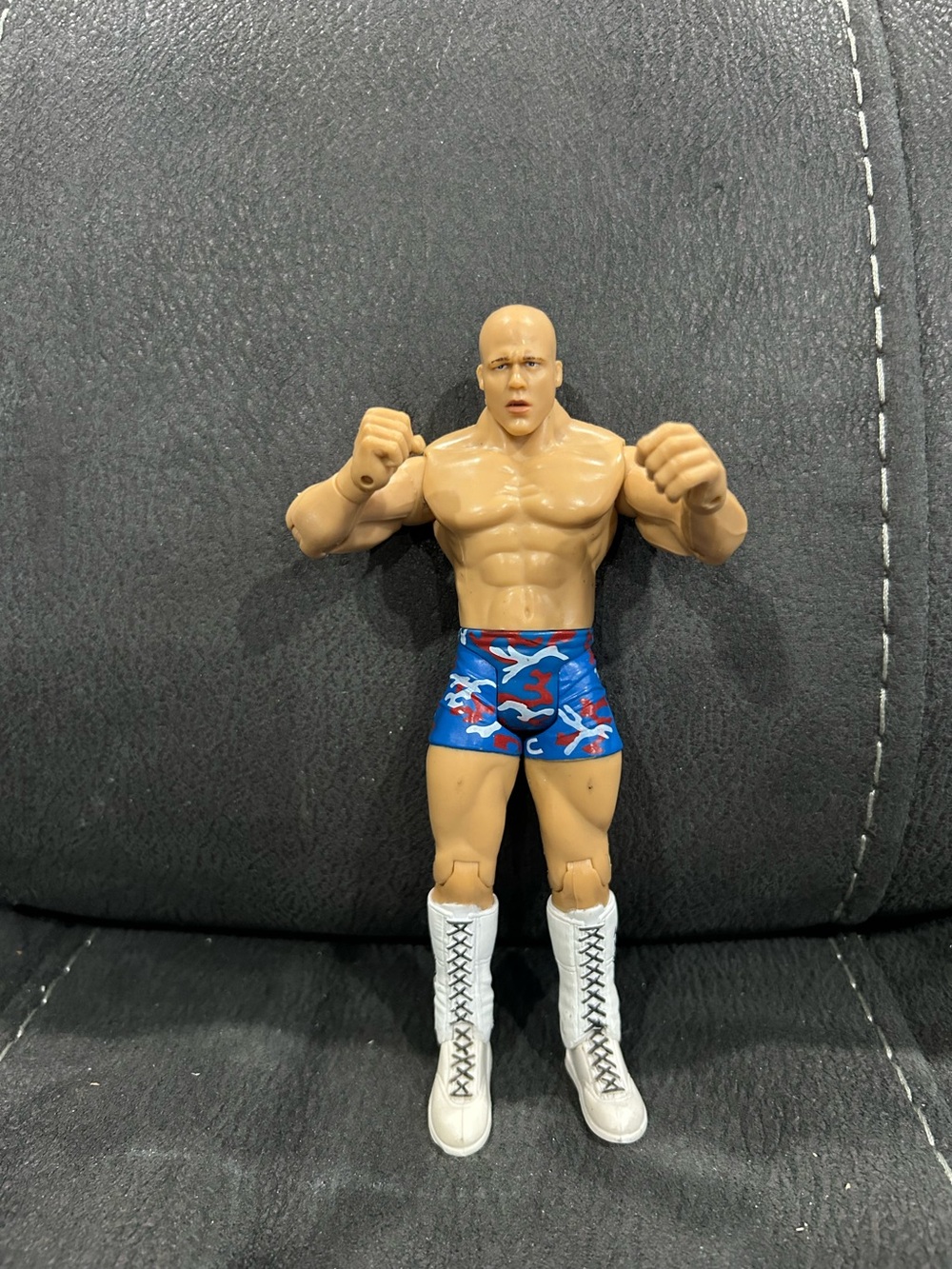 Kurt Angle WWE Jakks Raw uncovered! Loose figure!
